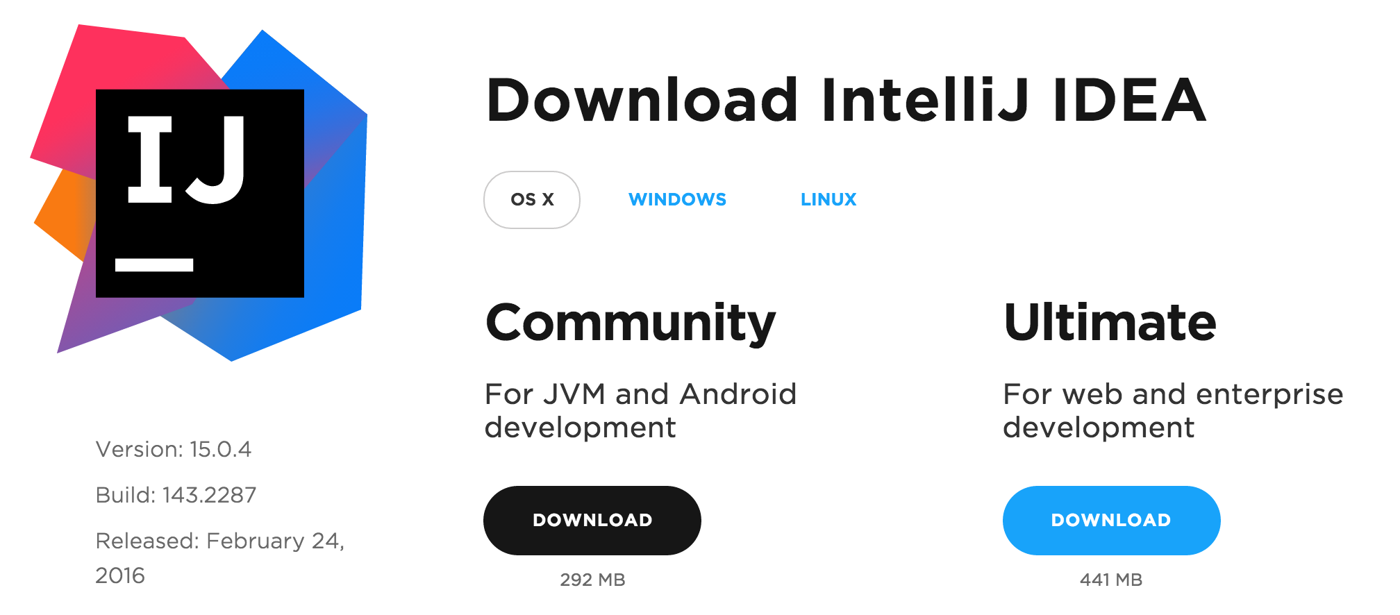 intellij idea ultimate download for windows